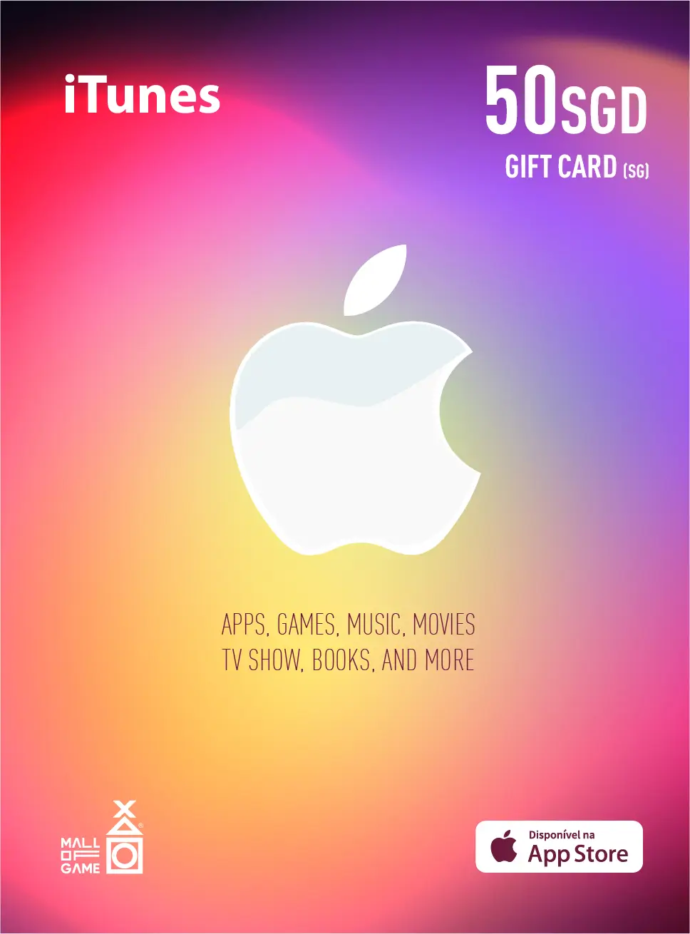 iTunes SGD50 Gift Card (SG)